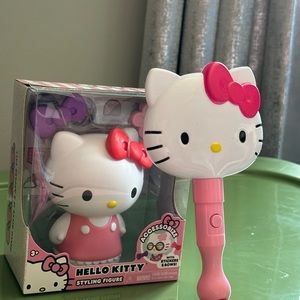 🩷 2 Piece Bundle-Hello Kitty Styling Figure Toy, Mirror